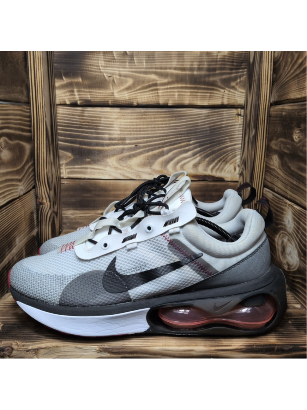 Nike Air Max Shoes Mens Size 13 White Gray Running Athletic Sneakers DN0721-001